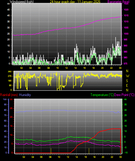 24 Hour Graph for Day 11
