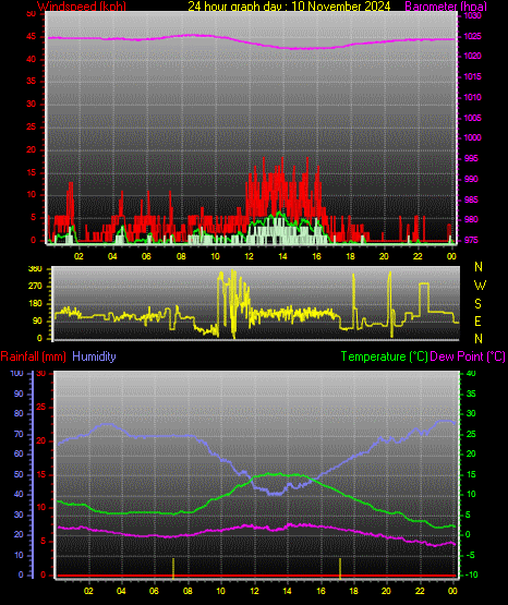 24 Hour Graph for Day 10