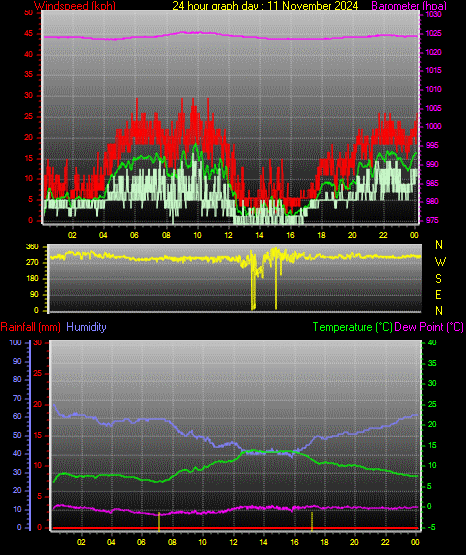 24 Hour Graph for Day 11