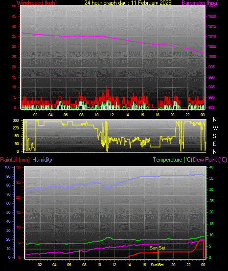 24 Hour Graph for Day 11