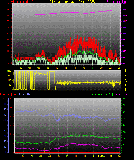 24 Hour Graph for Day 10