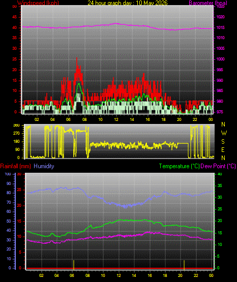 24 Hour Graph for Day 10