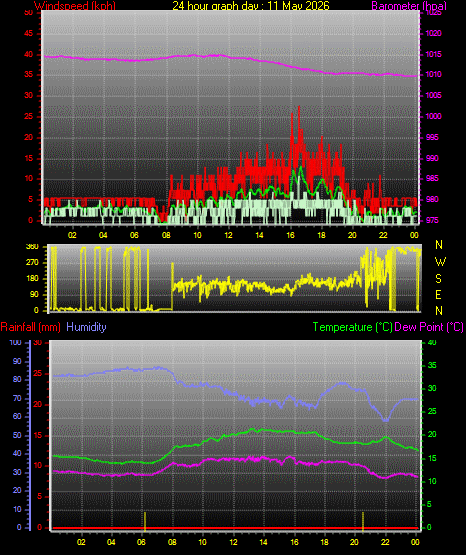 24 Hour Graph for Day 11