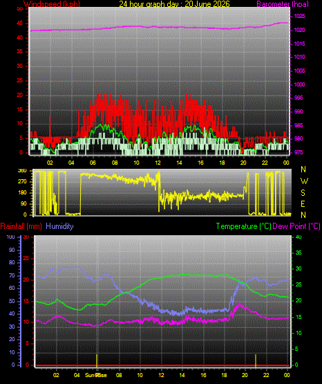 24 Hour Graph for Day 20