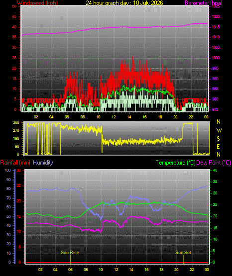 24 Hour Graph for Day 10