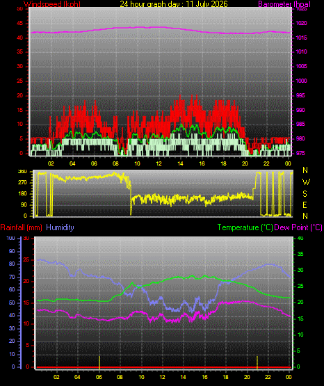 24 Hour Graph for Day 11