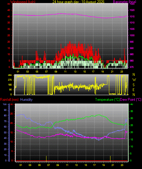 24 Hour Graph for Day 10