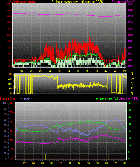24 Hour Graph for Day 16