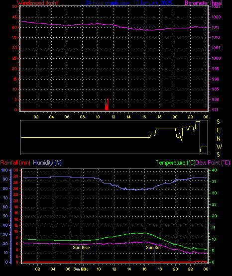 24 Hour Graph for Day 10