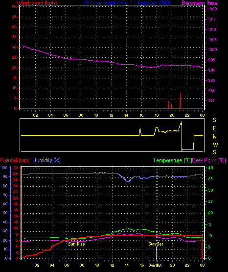 24 Hour Graph for Day 12