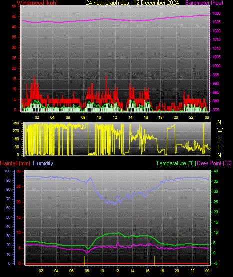 24 Hour Graph for Day 12