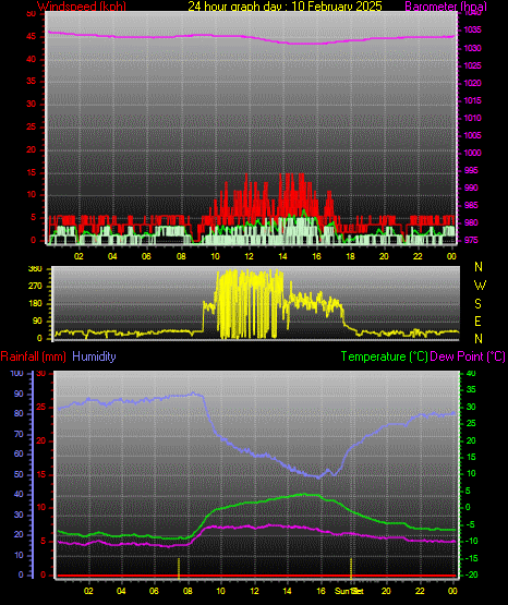 24 Hour Graph for Day 10