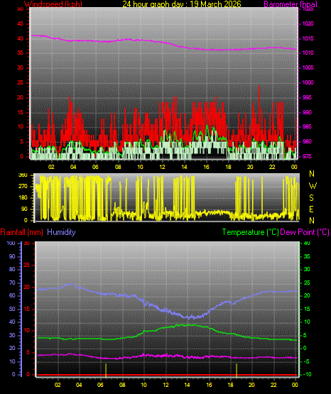 24 Hour Graph for Day 19