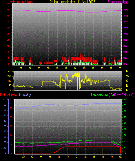 24 Hour Graph for Day 11