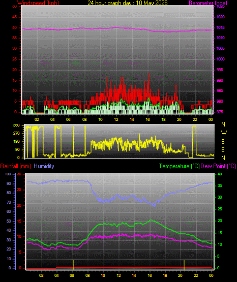 24 Hour Graph for Day 10