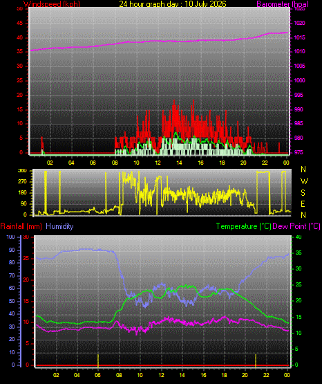 24 Hour Graph for Day 10