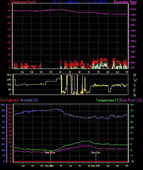 24 Hour Graph for Day 20