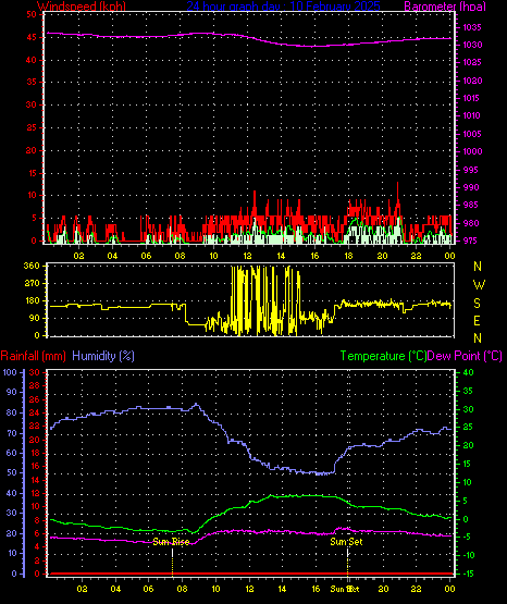 24 Hour Graph for Day 10