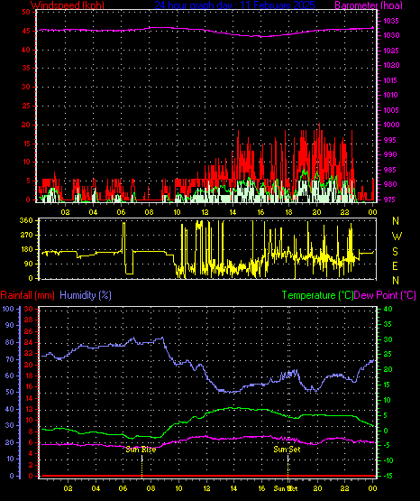 24 Hour Graph for Day 11