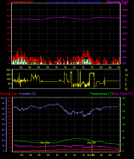 24 Hour Graph for Day 10