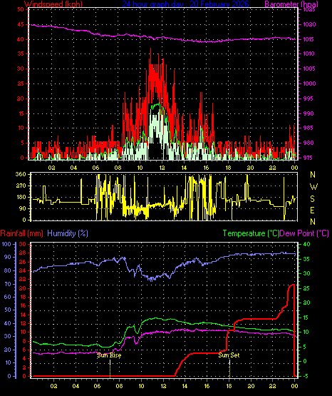 24 Hour Graph for Day 20
