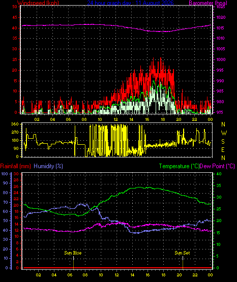 24 Hour Graph for Day 11