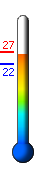 ����: 23.1�C, ���: 26.8�C, ����: 21.8�C