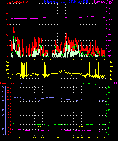 24 Hour Graph for Day 10