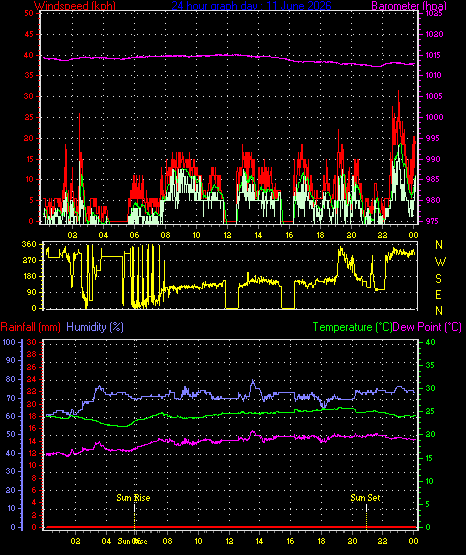 24 Hour Graph for Day 11
