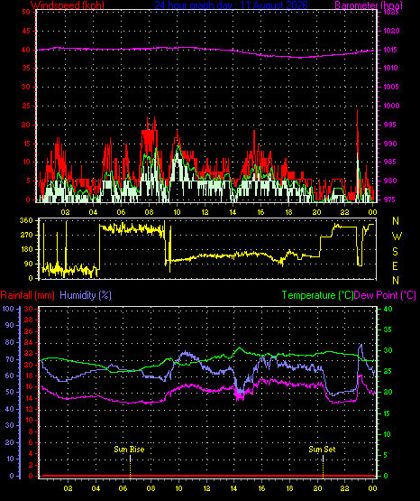 24 Hour Graph for Day 11
