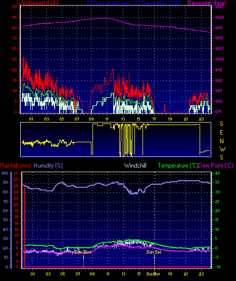 24 Hour Graph for Day 22