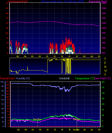 24 Hour Graph for Day 16