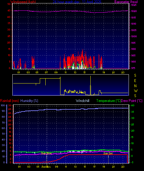 24 Hour Graph for Day 11