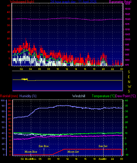 24 Hour Graph for Day 11